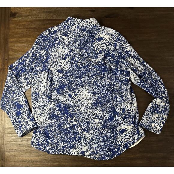 Proenza Schouler Shirt Women’s 6 Medium Norman Crepe Top Relaxed $790 - Picture 10 of 13